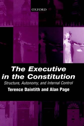 The Executive in the Constitution