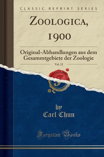 Zoologica, 1900, Vol. 12