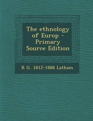 The Ethnology of Europ