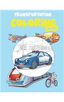 Transportation Coloring Book