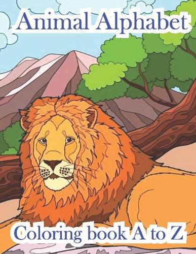 Animal Alphabet Coloring book A to Z
