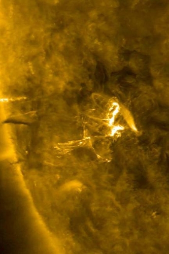 Burning Star Space Theme Science Journal