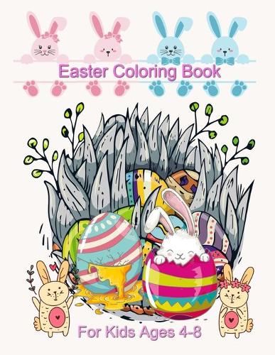 Easter Coloring Book Kids Ages 4-8