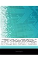 Articles on American Football League Playoffs, Including