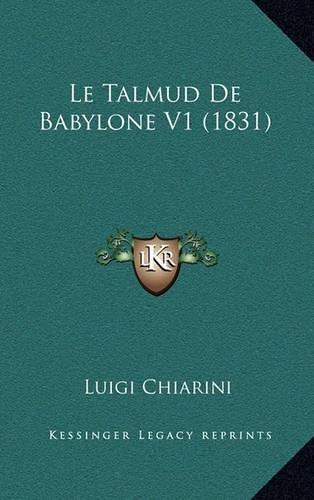 Le Talmud de Babylone V1 (1831)