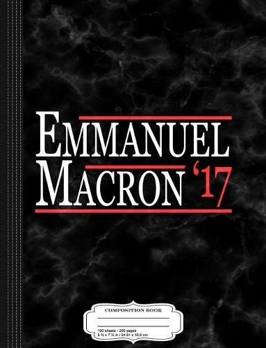 Emmanuel Macron President Composition Notebook