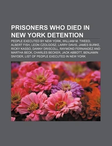 Prisoners Who Died in New York Detention