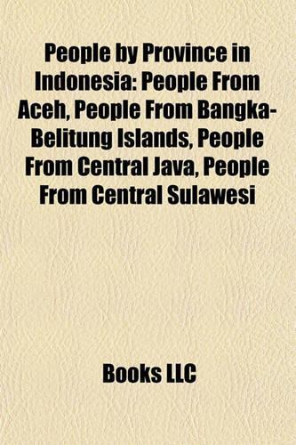 People by Province in Indonesia