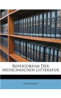 Repertorium Der Medicinischen Litteratur
