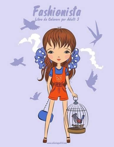 Fashionista Libro da Colorare per Adulti 3