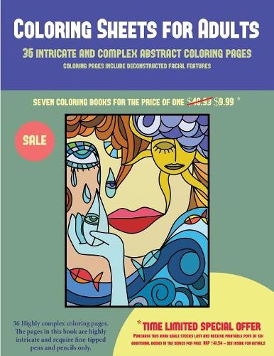 Adult Coloring Pages (36 intricate and complex abstract coloring pages)