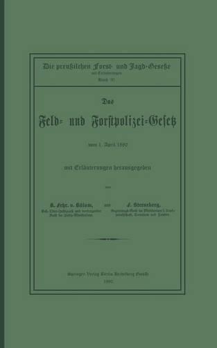 Das Feld- und Forstpolizei-Gesetz
