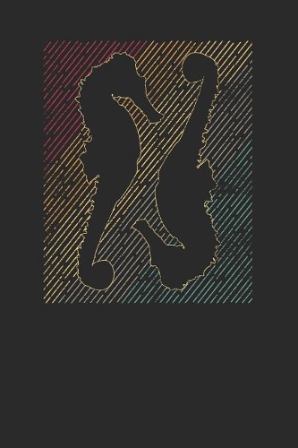 Seahorse Retro Lines