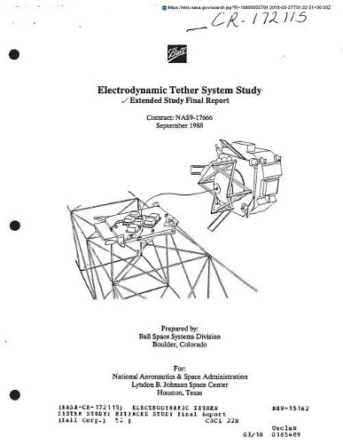 Electrodynamic Tether System Study