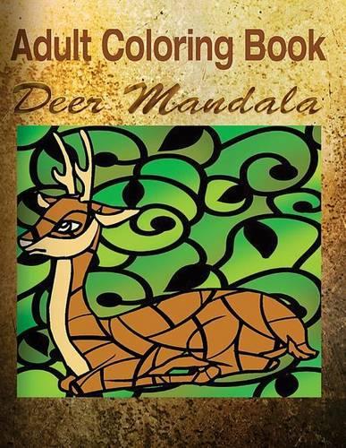 Adult Coloring Book: Deer Mandala