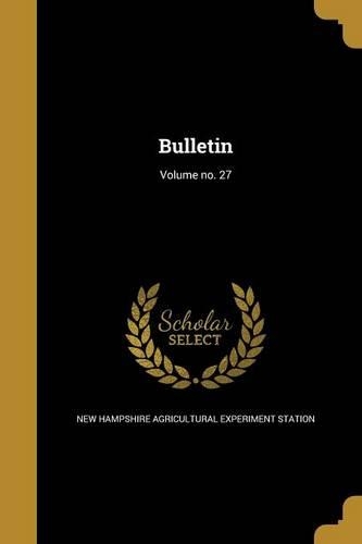 Bulletin; Volume no. 27