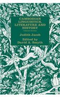 Cambodian Linguistics, Literature and History