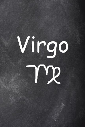 2020 Daily Planner Virgo Symbol Zodiac Sign Horoscope Chalkboard 388 Pages