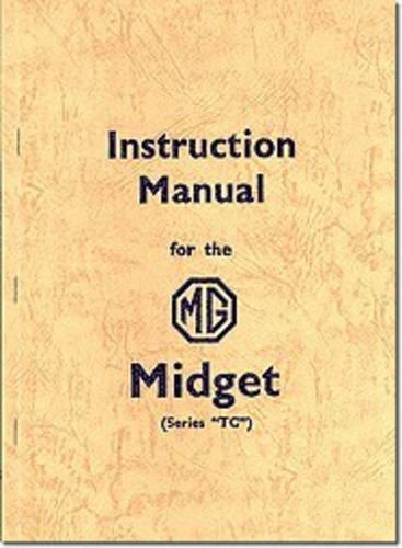 MG Midget TC Official Instruction Manual