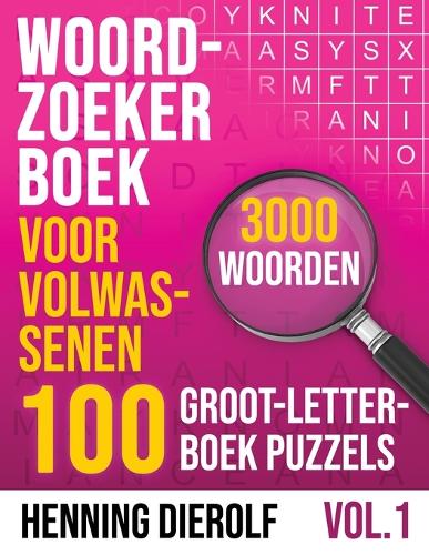 Woordzoeker Boek voor Volwassenen 100 Groot-Letterboek Puzzels 3000 Woorden