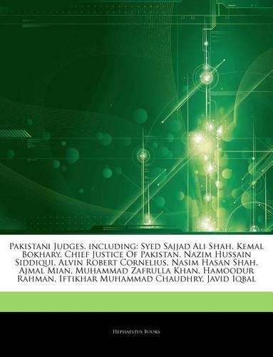 Articles on Pakistani Judges, Including