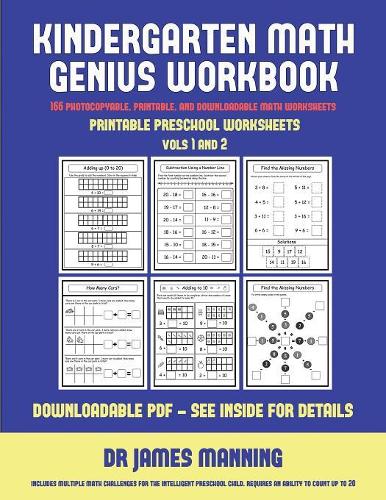 Printable Preschool Worksheets (Kindergarten Math Genius)