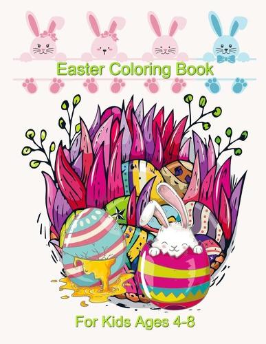 Easter Coloring Book Kids Ages 4-8