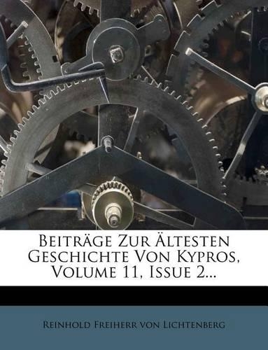 Beitrage Zur Altesten Geschichte Von Kypros