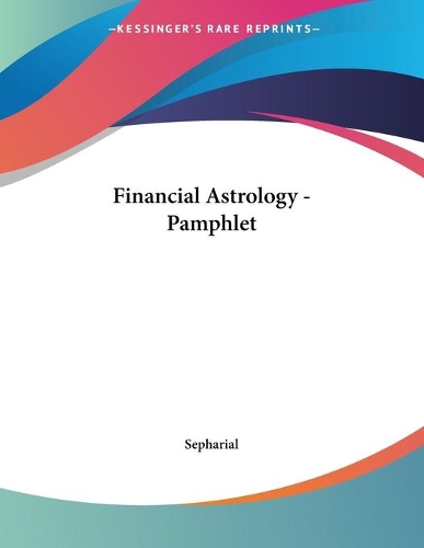 Financial Astrology - Pamphlet