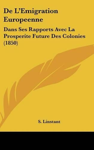 de L'Emigration Europeenne
