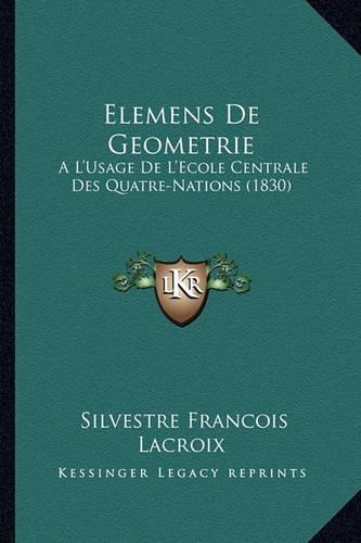 Elemens De Geometrie