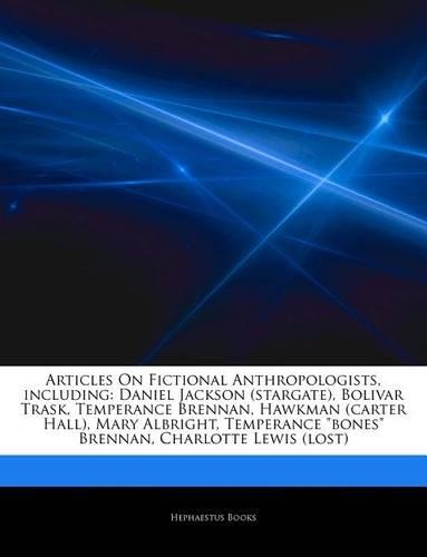 Articles on Fictional Anthropologists, Including