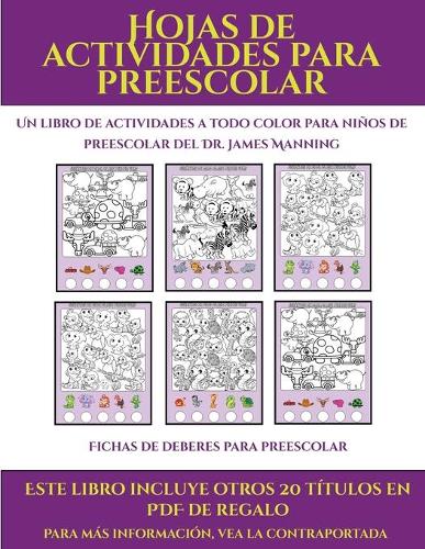 Fichas de deberes para preescolar (Hojas de actividades para preescolar)