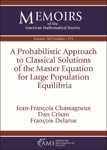 A Probabilistic Approach to Classical Solutions of the Master Equation for Large Population Equilibria