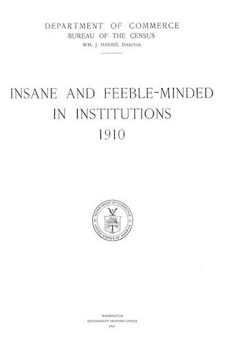 Insane and Feeble-Minded in Institutions
