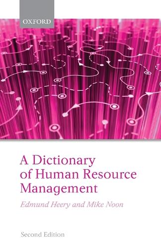 A Dictionary of Human Resource Management: (English)