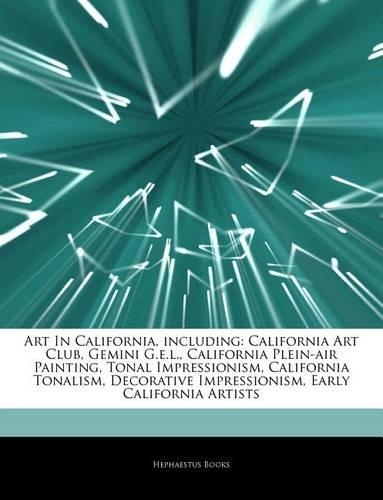 Articles on Art in California, Including