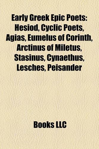 Early Greek Epic Poets