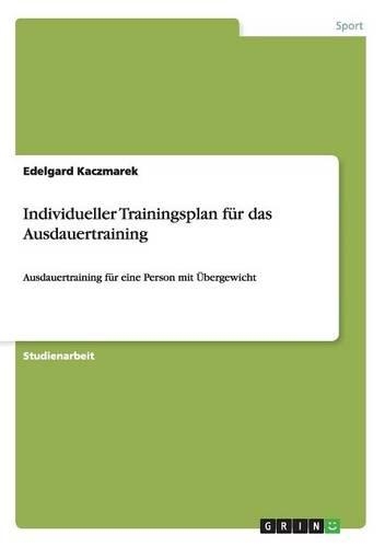 Individueller Trainingsplan für das Ausdauertraining