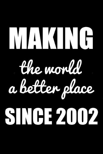 Making The World A Better Place Since 2002