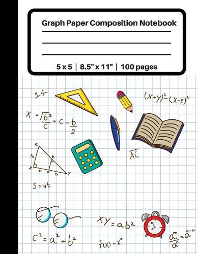 Graph Paper Composition Notebook 5 x 5 - 8.5