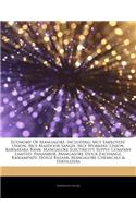 Articles on Economy of Mangalore, Including