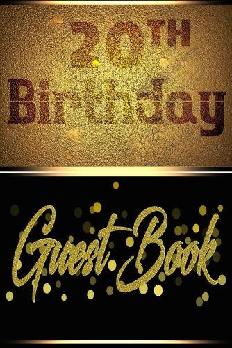 20TH Birthday Guest Book