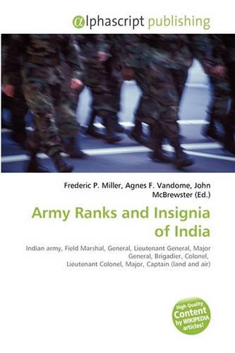 Army Ranks and Insignia of India