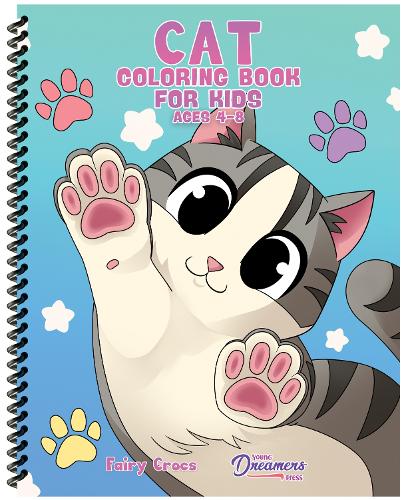 Cat Coloring Book for Kids Ages 4-8