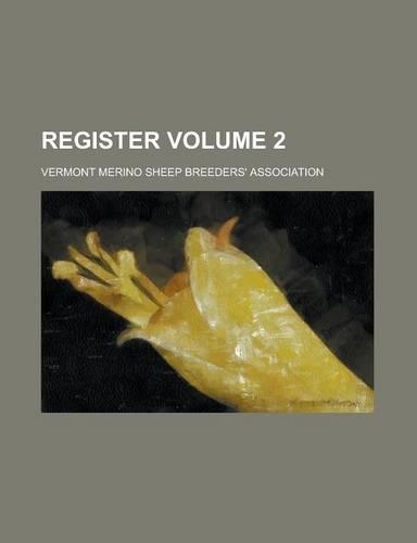 Register Volume 2