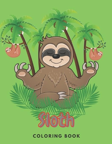 Sloth coloring book
