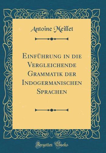 Einführung in die Vergleichende Grammatik der Indogermanischen Sprachen (Classic Reprint)
