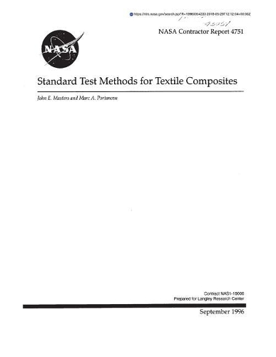 Standard Test Methods for Textile Composites