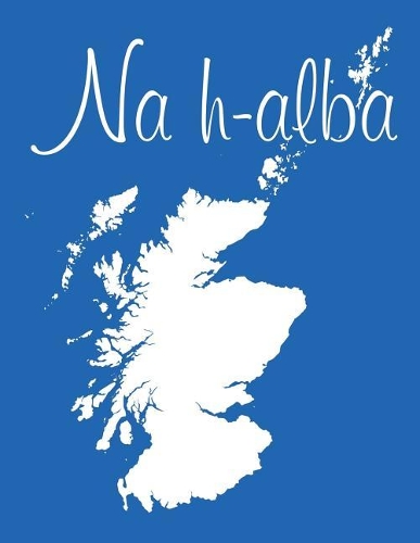 Na h-alba - Azure Blue 101 - Lined Notebook with Margins - 8.5X11